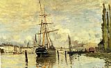 The Seine At Rouen by Claude Monet